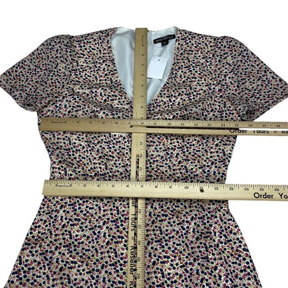 J. Crew Mercantile Floral Faux Wrap Dress Size 00 NWT - Picture 6 of 16